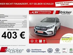 Brillantsilber metallic (metallic) Gebraucht 2021 Skoda Enyaq iV SportLine SUV | 33.939 € (Fairer Preis)