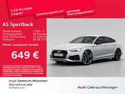 Weiß Gebraucht 2022 Audi A5 Sportback S-Line Kleinwagen | 57.270 €