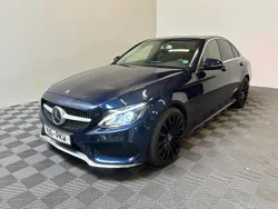 Blau Gebraucht 2018 Mercedes C200 AMG Limousine | 24.990 € (Fairer Preis)