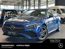 lack spektralblau Gebraucht 2023 Mercedes A250 AMG Limousine | 34.330 € (Etwas zu teuer)