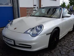 Perlmutt weiss foliert Gebraucht 2003 Porsche 911 Carrera 4 Cabriolet Cabrio | 37.500 € (Guter Preis)