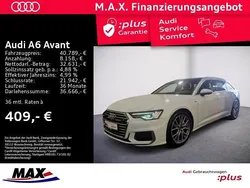 Gletscherweiß metallic (metallic) Gebraucht 2022 Audi A6 S-Line Kombi | 40.789 € (Guter Preis)