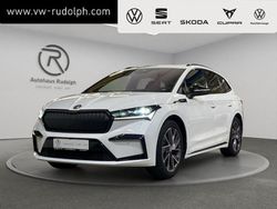 Moonweiss metallic (metallic) Gebraucht 2021 Skoda Enyaq iV SportLine SUV | 27.390 €