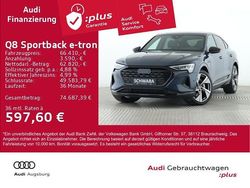 Plasmablau metallic Gebraucht 2024 Audi Q8 Sportback e-tron Advanced Plus SUV | 66.410 € (Fairer Preis)