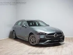 Selenitgrau metallic (metallic) Gebraucht 2024 Mercedes C300 AMG Kombi | 45.790 € (Fairer Preis)