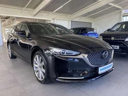 Jet black (metallic) Gebraucht 2024 Mazda 6 Takumi-Line Kombi | 29.990 € (Fairer Preis)