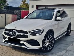 Weiß Gebraucht 2020 Mercedes GLC220 AMG line SUV | 42.250 € (Teuer)