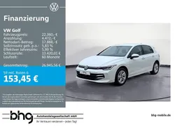 Weiß Gebraucht 2025 VW Golf VIII Life Limousine | 22.360 € (Superpreis)