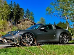 Grau Gebraucht 2024 Porsche 911 Targa 4 Sport Cabrio | 157.992 € (Superpreis)