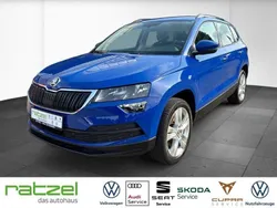 Blau Gebraucht 2021 Skoda Karoq Style SUV | 21.890 € (Guter Preis)
