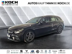Schwarz Gebraucht 2020 Mercedes C220 AMG line Kombi | 27.490 € (Superpreis)
