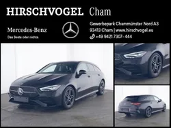 Metalliclack kosmosschwarz (metallic) Gebraucht 2024 Mercedes CLA200 Shooting Brake AMG line Kombi | 34.680 € (Fairer Preis)