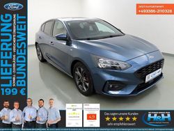 Chromablau Gebraucht 2019 Ford Focus ST-Line Limousine | 14.980 € (Fairer Preis)