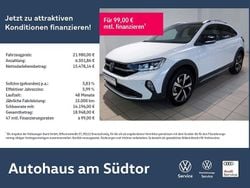 Pure white/schwarz Gebraucht 2024 VW Taigo Style SUV | 21.980 € (Guter Preis)