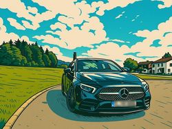 Schwarz Gebraucht 2019 Mercedes 250 AMG line Kombi | 28.000 €