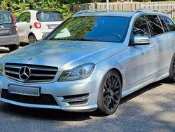 Silber Gebraucht 2014 Mercedes C220 AMG line Kombi | 15.000 € (Guter Preis)