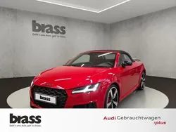 Tangorot metallic/verdeck schwarz Gebraucht 2023 Audi TT Roadster Competition Cabrio | 55.400 € (Etwas zu teuer)