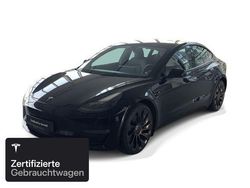 Schwarz Gebraucht 2021 Tesla Model 3 Performance Limousine | 35.100 € (Teuer)