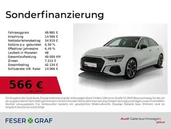 Gletscherweiß metallic Gebraucht 2024 Audi S3 Ambiente Limousine | 47.448 € (Etwas zu teuer)