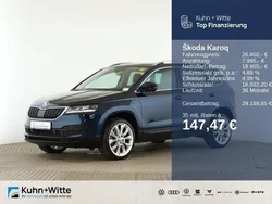 Lavablau metallic Gebraucht 2021 Skoda Karoq Style SUV | 26.650 € (Guter Preis)