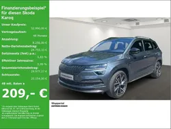 Grau Gebraucht 2021 Skoda Karoq SportLine SUV | 32.990 € (Fairer Preis)