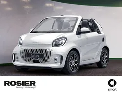 Weiss / kristallweiss Gebraucht 2021 Smart ForTwo Electric Drive Prime Cabrio | 15.490 € (Fairer Preis)