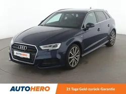 Blau Gebraucht 2018 Audi A3 S-Line Limousine | 18.650 € (Superpreis)