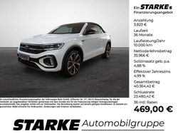 Pure white Gebraucht 2024 VW T-Roc Cabriolet R-line Cabrio | 39.789 € (Teuer)
