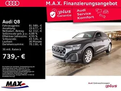 Mythosschwarz metallic Gebraucht 2025 Audi Q8 Ambiente SUV | 81.989 € (Guter Preis)