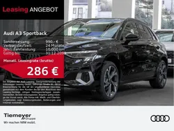 Schwarz Neu 2024 Audi A3 Sportback Advanced Limousine | 27.420 € (Guter Preis)