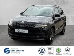 Schwarz Gebraucht 2021 Skoda Karoq SportLine SUV | 26.540 € (Etwas zu teuer)