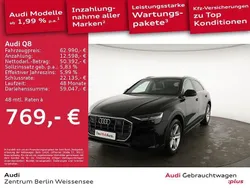 Mythosschwarz metallic Gebraucht 2022 Audi Q8 Ambiente SUV | 62.990 € (Fairer Preis)