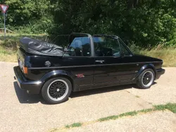 Schwarz Gebraucht 1992 VW Golf Cabriolet Sportline Cabrio | 9.250 €