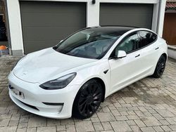 Weiß Gebraucht 2021 Tesla Model 3 Performance Limousine | 29.999 € (Fairer Preis)