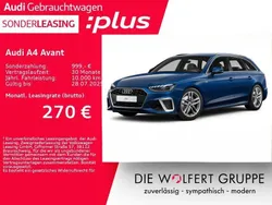 Ascariblau metallic Gebraucht 2024 Audi A4 S-Line Kombi | 37.790 € (Fairer Preis)