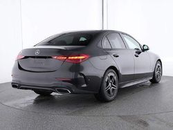 Schwarz Gebraucht 2023 Mercedes C180 AMG line Limousine | 38.784 € (Teuer)
