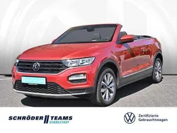 Rot Gebraucht 2021 VW T-Roc Cabriolet Style Cabrio | 21.590 € (Fairer Preis)