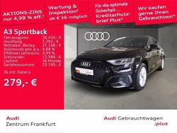 Schwarz Gebraucht 2023 Audi A3 Sportback Limousine | 26.450 € (Superpreis)