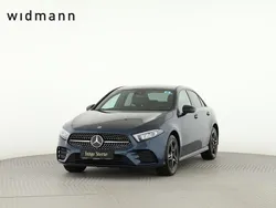 Denimblau metallic Gebraucht 2022 Mercedes A250 AMG Limousine | 28.850 € (Guter Preis)