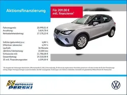 Silber Gebraucht 2022 Seat Arona Style SUV | 20.990 € (Fairer Preis)
