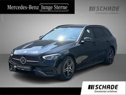 Schwarz Gebraucht 2024 Mercedes C300e AMG line Limousine | 45.650 € (Superpreis)