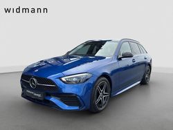Metalliclack spektralblau Gebraucht 2022 Mercedes C300 AMG Kombi | 38.850 € (Teuer)