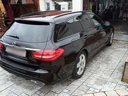 Schwarz Gebraucht 2018 Mercedes C200 AMG line Kombi | 19.450 € (Fairer Preis)