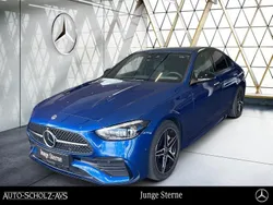 Spektralblau metallic Gebraucht 2024 Mercedes C200 AMG Limousine | 40.554 € (Guter Preis)