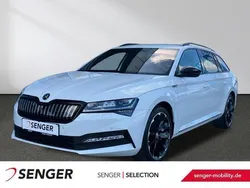 Moon weiss perleffekt met. Gebraucht 2021 Skoda Superb SportLine Kombi | 28.480 € (Fairer Preis)