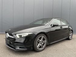 Schwarz Gebraucht 2022 Mercedes A180 AMG line Limousine | 22.750 € (Guter Preis)
