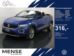 Blau Gebraucht 2020 VW T-Roc Cabriolet Style Cabrio | 22.415 € (Fairer Preis)