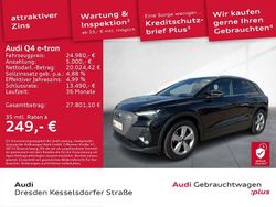 Mythosschwarz metallic Gebraucht 2022 Audi Q4 e-tron Comfort SUV | 23.980 € (Fairer Preis)