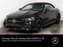 Obsidianschwarz Gebraucht 2022 Mercedes E300 AMG Cabrio | 59.880 €