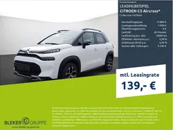 Weiss banquise Gebraucht 2023 Citroën C3 Aircross Shine SUV | 14.880 € (Fairer Preis)